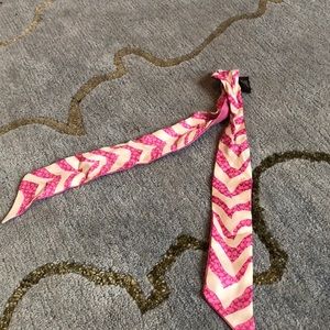 Coach silk bag tie